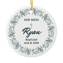 Personalized Baptism Boy Gift Photo Keepsake