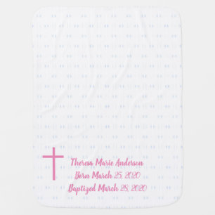 Personalized Baptismal Blanket