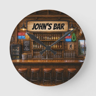 Personalized Bar Clock
