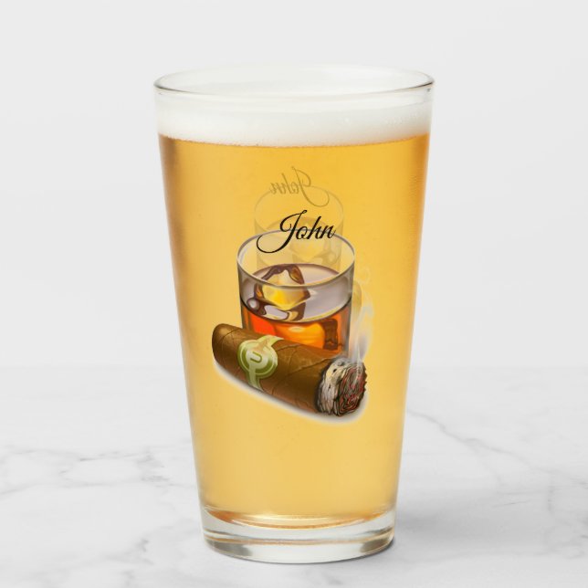 Personalized Bar Glass (Front Filled)
