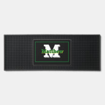 Personalized Bar Mat - Custom Name Design