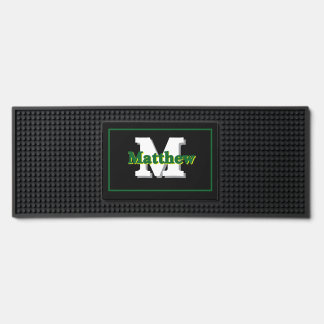 Personalized Bar Mat - Custom Name Design
