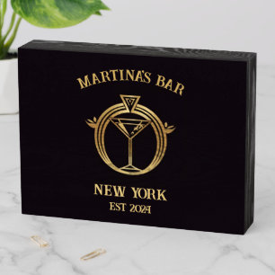 Personalized Bar Sign Bar Plaque with Custom Name