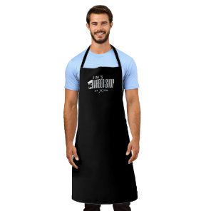 Personalized Barber Shop Apron