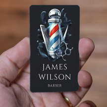Personalized Barber Template Scissor ready Design
