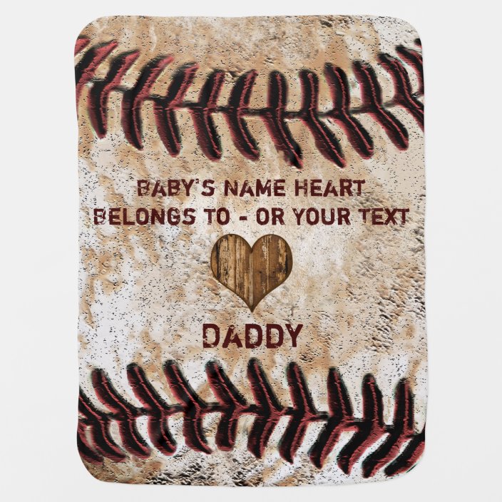 baseball baby blanket