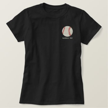 Personalized Baseball Ball embroidered Shirt