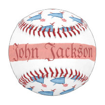 Personalized baseball ball with knight shields