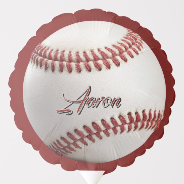  Personalized Baseball Balloon (Front)