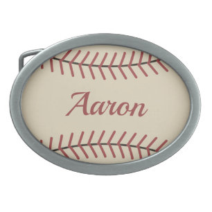 Personalized Baseball Belt Buckle Gift