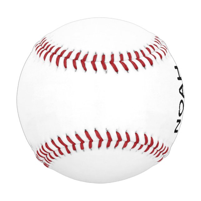 Personalized Baseball Birth Announcement, Baby Boy (Front)