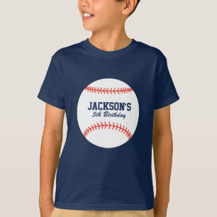Personalized Baseball Birthday Shirt