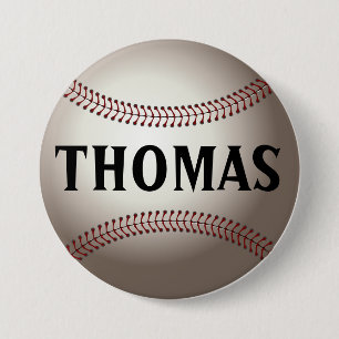Personalized Baseball Button