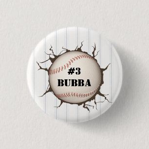 Personalized Baseball Button