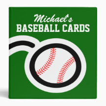 Baseball Card Binders | Zazzle