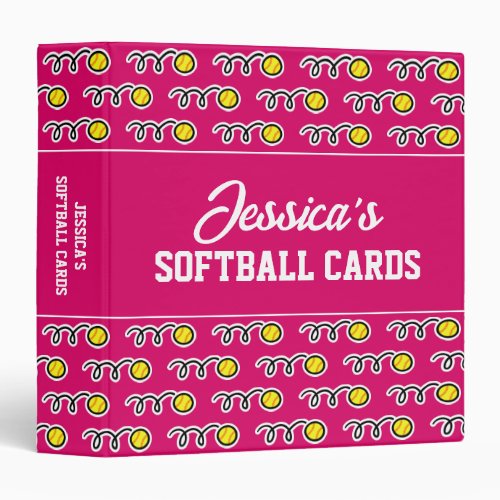 Personalized baseball card binder for collectors