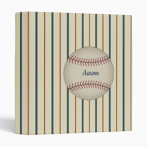 Personalized Baseball Card Binder Gift