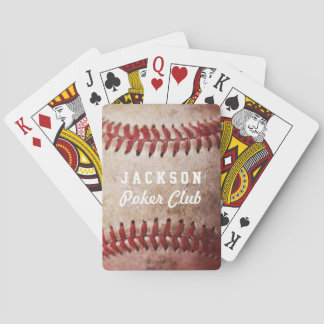 Personalized Baseball Card Deck | Playing Cards
