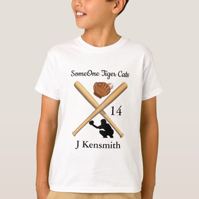 Personalized Baseball Champions League design 31 T-Shirt (Front)