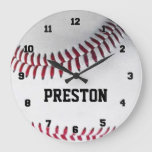 Personalized Baseball Clock at Zazzle