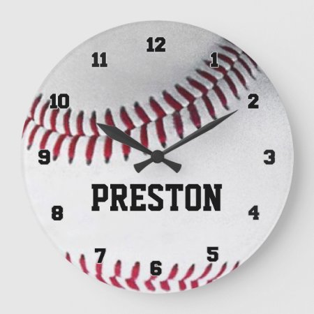 Personalized Baseball Clock