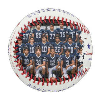 Personalized Baseball Coach & Team Photo Custom