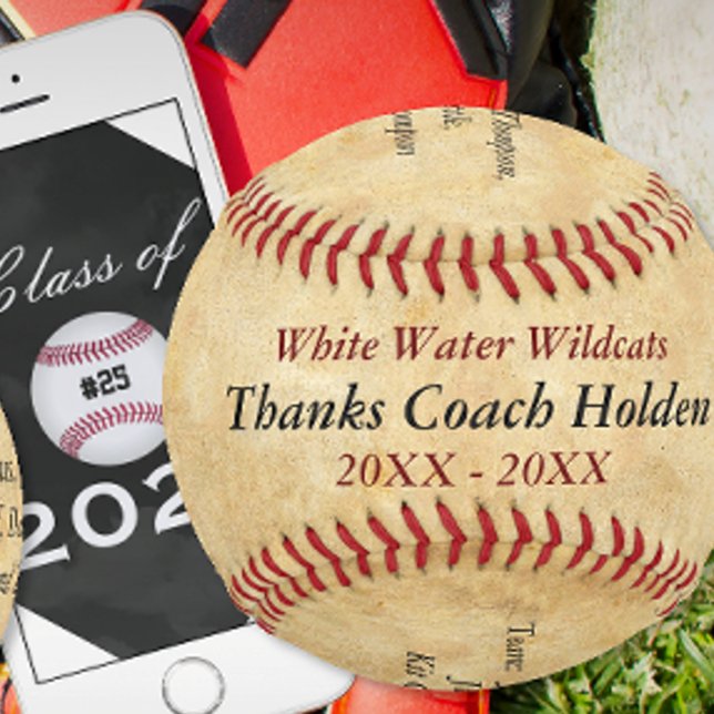 Personalized Baseball Coach Thank You Gifts (Creator Uploaded)