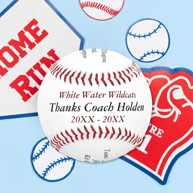 Personalized Baseball Coach Thank You Gifts (Creator Uploaded)
