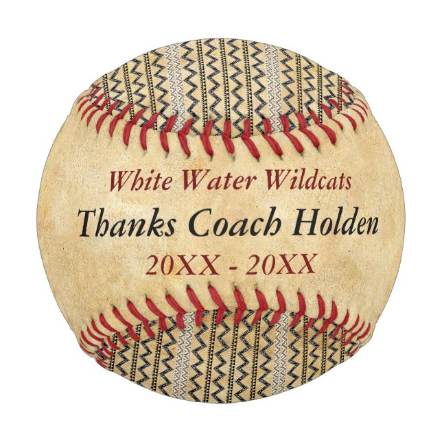 Personalized Baseball Coach Thank You Gifts (Front)