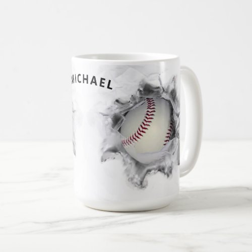 Personalized Baseball Coffee Mug