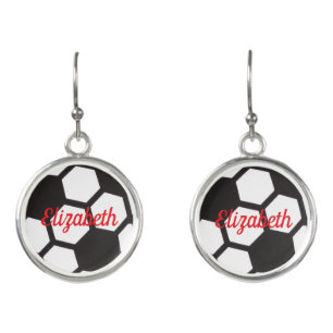 Personalized Baseball Earrings