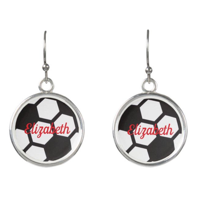 Personalized Baseball  Earrings (Front)
