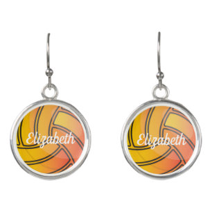 Personalized Baseball Earrings