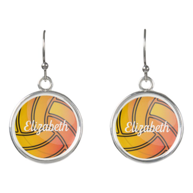 Personalized Baseball  Earrings (Front)