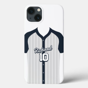 Personalized Baseball Fan Jersey Name and Number G iPhone 13 Case