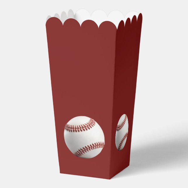 Personalized Baseball Favor Boxes (Back)