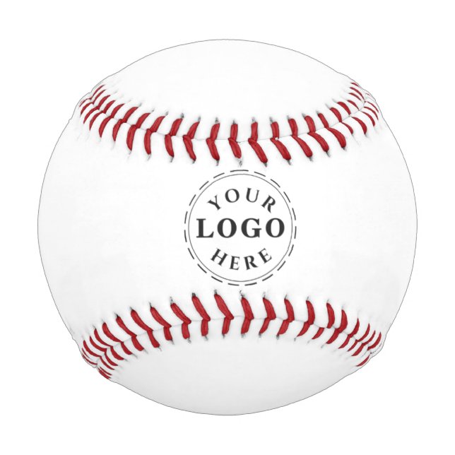 Personalized Baseball Featuring Your Custom Logo (Back)