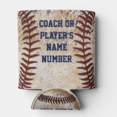 Personalized Baseball for Coaches, Players Can Cooler (Back)