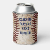 Personalized Baseball for Coaches, Players Can Cooler (Can Back)