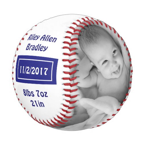 Personalized Baseball for Newborn Babies Gift