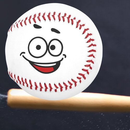 Personalized Baseball funny face