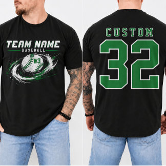 Personalized Baseball Game Day Team T-Shirt