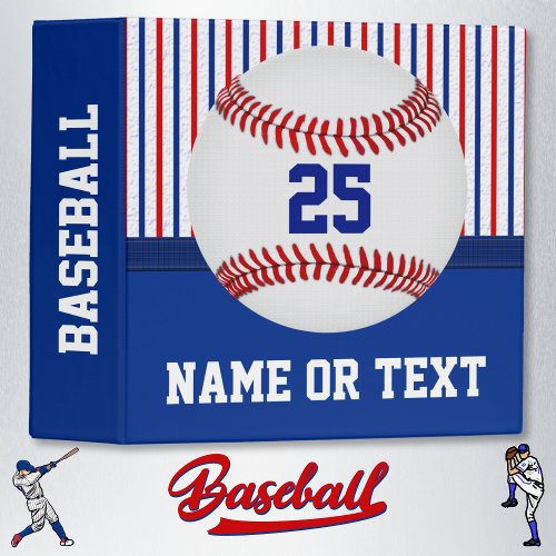 Personalized Baseball Gifts for Players Binder