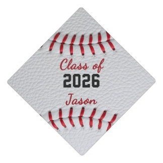 Personalized Baseball Graduation Cap Topper 