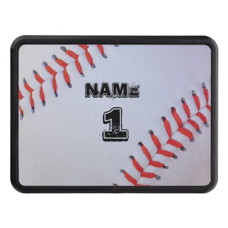 Personalized Baseball Hitch Cover
