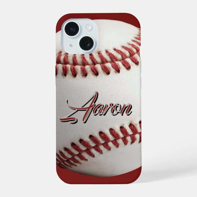  Personalized Baseball Iphone Case (Back)