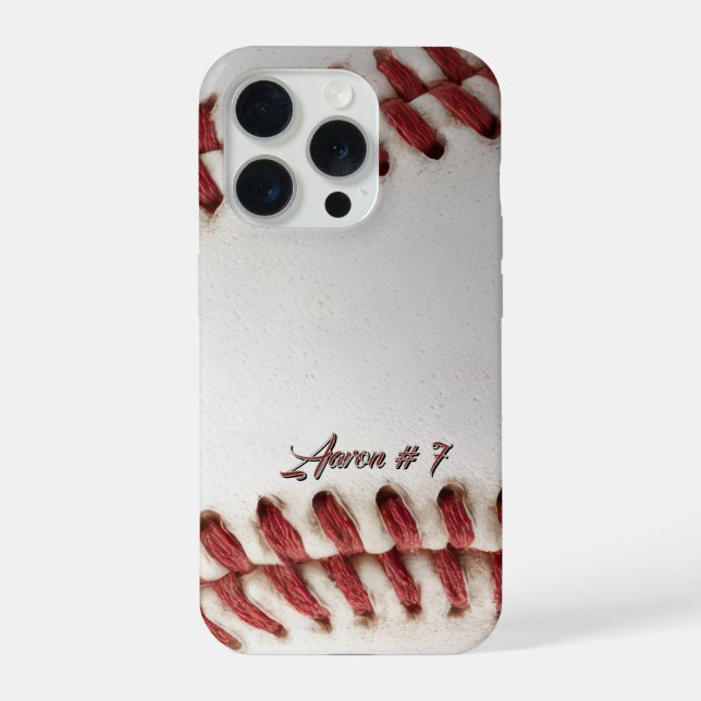  Personalized Baseball Iphone Case (Back)