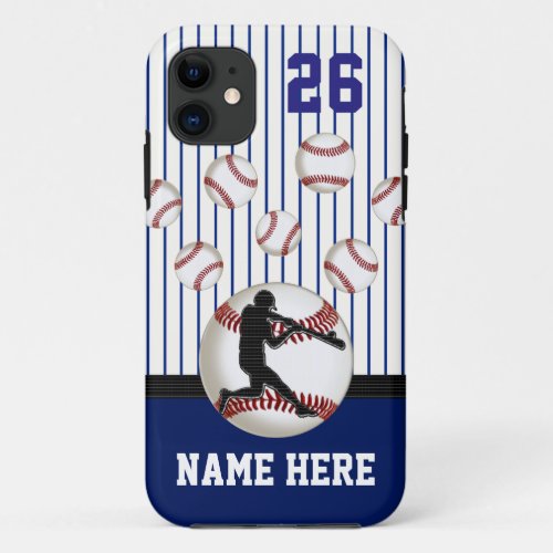 Personalized Baseball iPhone Cases Newest to Older