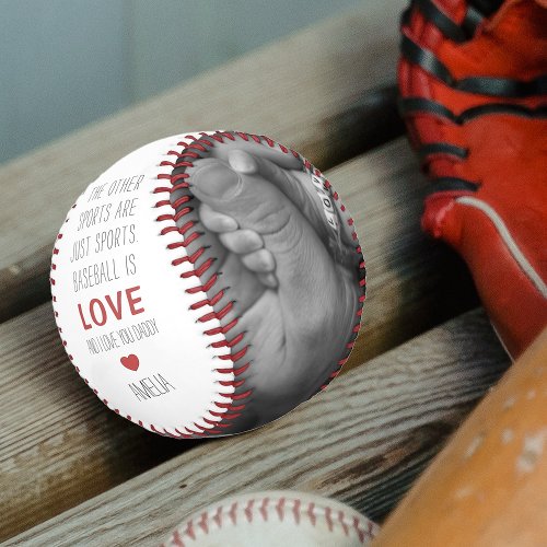 Personalized Baseball Is Love  2 Photo