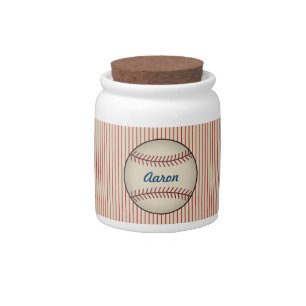 Personalized Baseball Jar